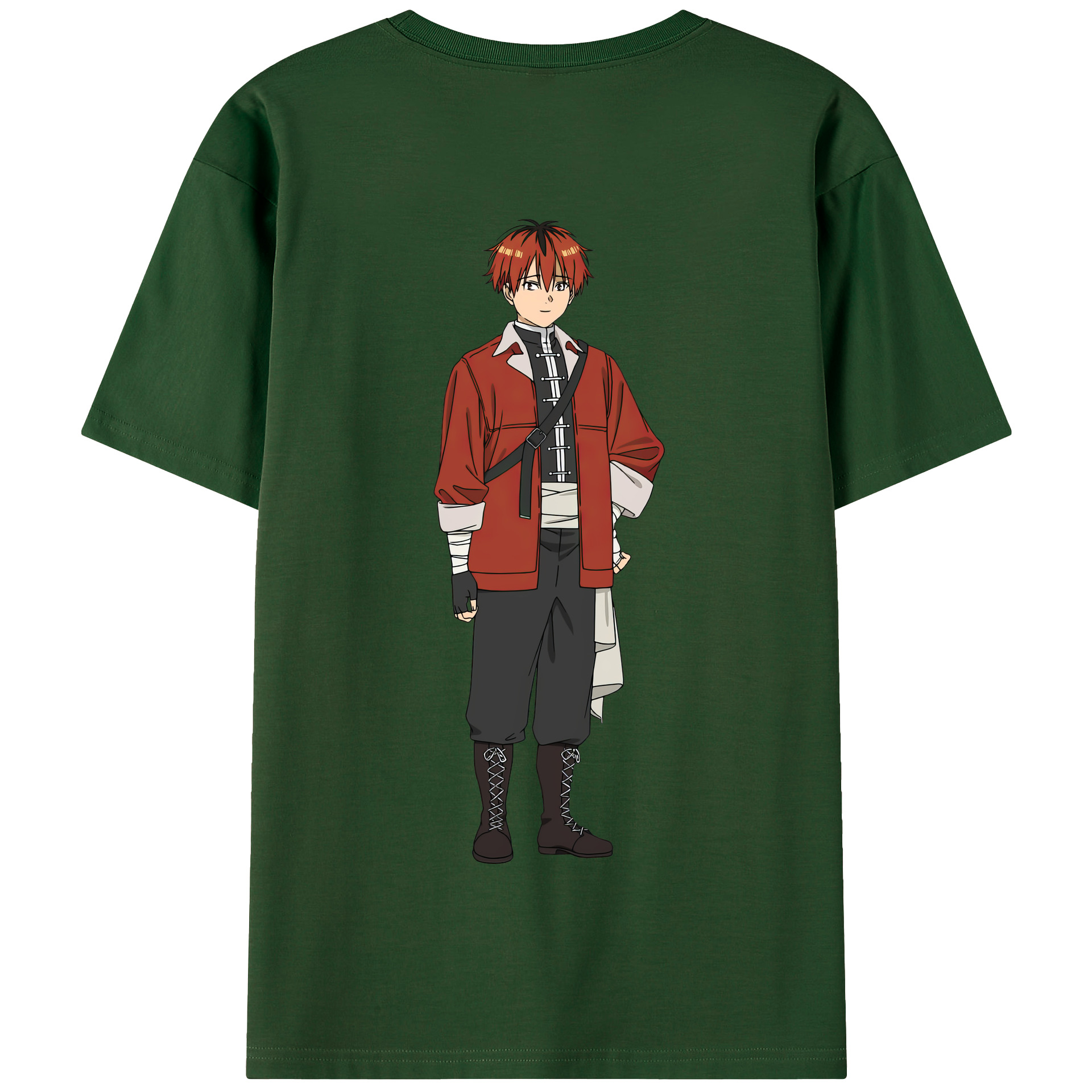 （画像用） 葬送のフリーレン Frieren 綿100％半袖Tシャツ（背面プリント）